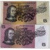 AUSTRALIA 1969 . FIVE 5 DOLLARS BANKNOTE . ERROR . COLOUR SIMULATION MISSING